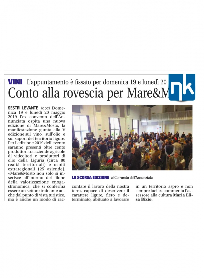 Conto alla rovescia per Mare&Mosto