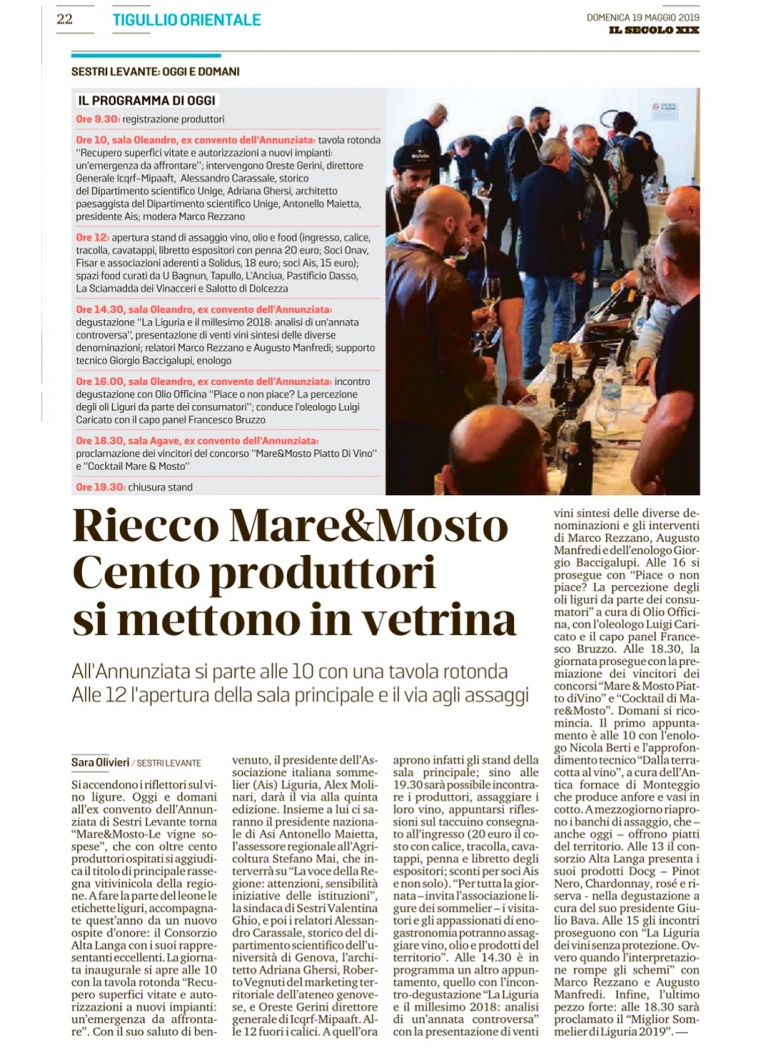 Riecco Mare&Mosto Cento produttori si mettono in vetrina